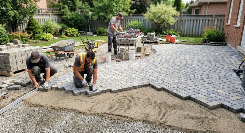 Paver Hardscape Installation Service