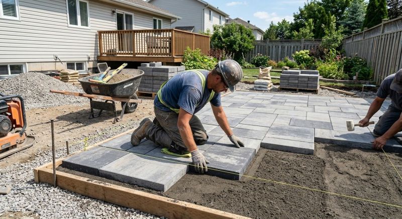 Paver Hardscape Installation Service