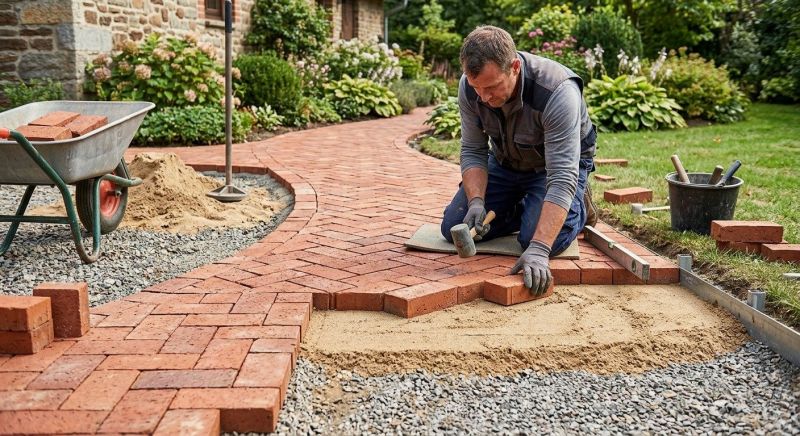 Brick Landscaping Installation in Norwalk, CT