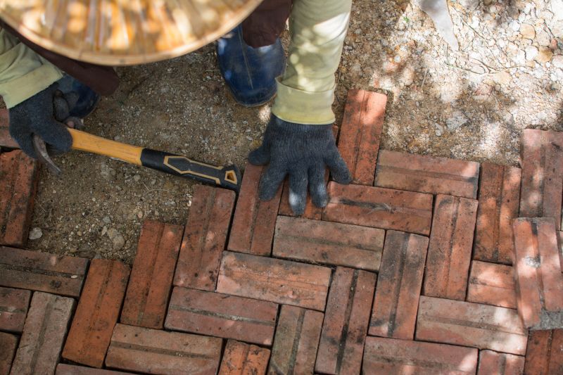 Patio Brick Installation in Worcester, MA